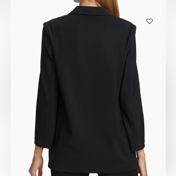 Theory Casual Single-Breasted Blazer size 8 in Black - Picture 5 of 12